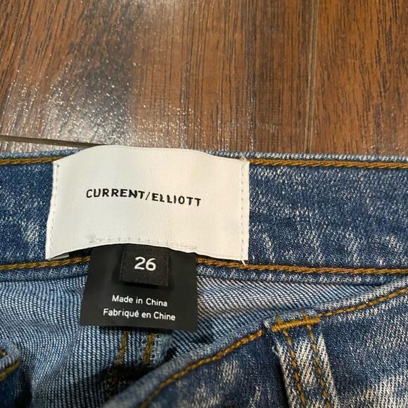 Current Elliott THE TURNT ANKLE SKINNY STILETTO JEAN - Keeling Studded - Picture 9 of 10